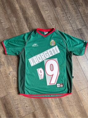 Atletica Mexico 2002 Home Football Shirt Soccer Jersey Size Medium Y2k Blokecore